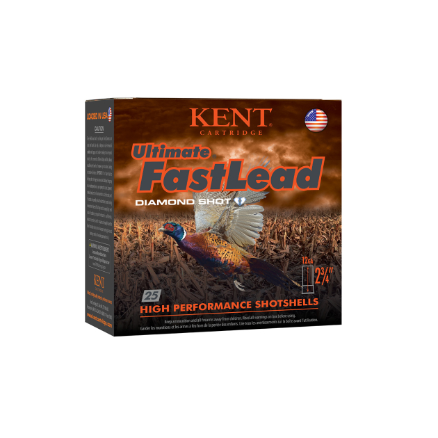 Kent Cartridge K122UFL3675 Ultimate Fast Lead 12Gauge 2.75" 1 1/4oz 7.5Shot 25 Per Box/10 Case