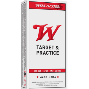 WINCHESTER USA 300 AAC 140GR - FMJ 20RD 10BX/CS