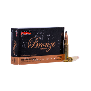 PMC 308SP Bronze  308Win 150gr Pointed Soft Point 20 Per Box/10 Case