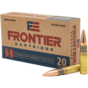 Frontier Cartridge FR400 Military Grade Centerfire Rifle 300Blackout 125gr Full Metal Jacket 20 Per Box/10 Case