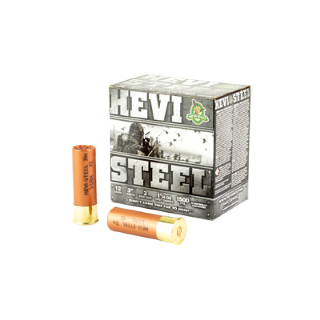 HEVI STEEL 12GA 3" #3 25/250