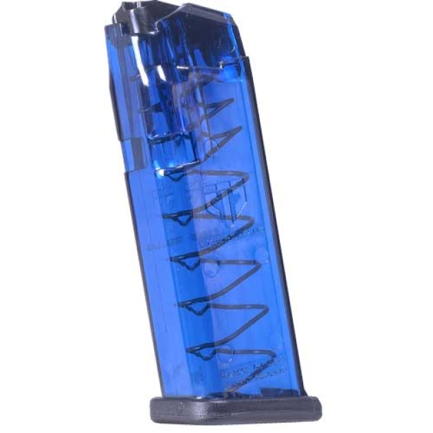 ETS MAGAZINE FOR GLOCK 9MM - 15RD TRANS BLUE FITS 19/26