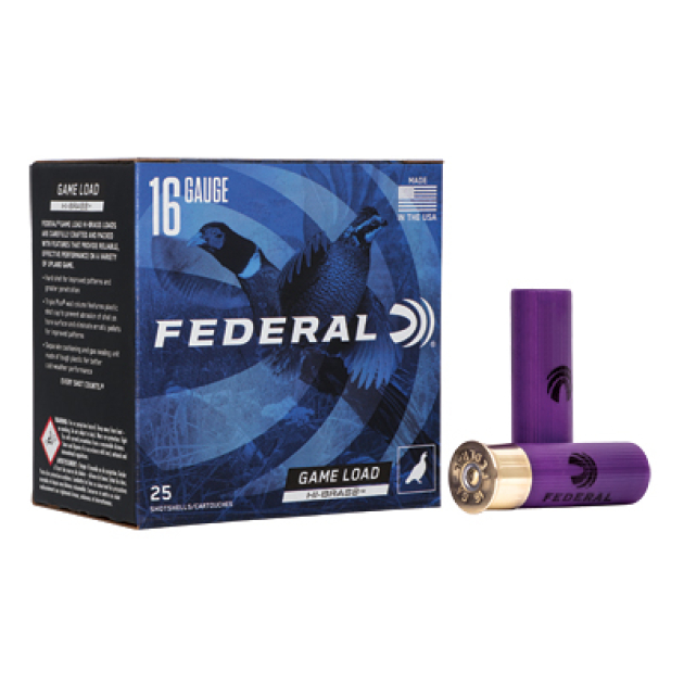 FED GAME LOAD 16GA 2.75" #7.5 25/250