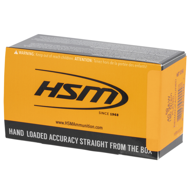 HSM 402R Training  *Remanufactured 40 S&W 180 gr Round Nose Flat Point 50 Per Box/ 20 Case