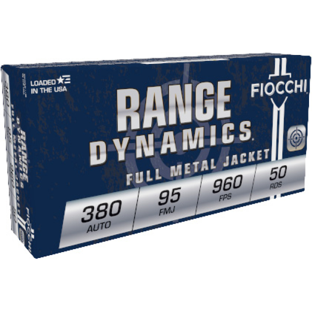 FIOCCHI 380 ACP 95GR FMJ - 50RD 20BX/CS