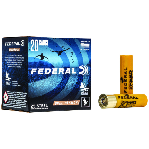 Federal WF2091 Speed-Shok  20Gauge 3" 7/8oz 1Shot 25 Per Box/10 Case