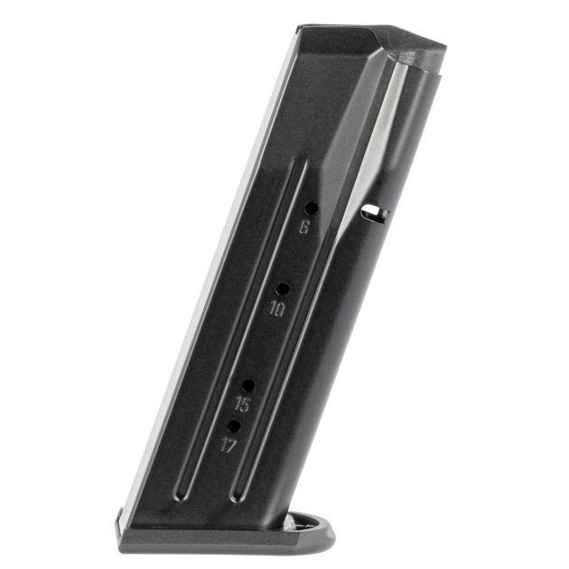 Mec-Gar MGWIT38LFAFC Standard  Blued w/ Anti-Friction Coating Detachable 17rd 38 Super for Tanfoglio Witness Large Frame