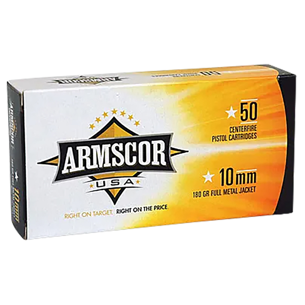 Armscor FAC102N USA  10mmAuto 180gr Full Metal Jacket 50 Per Box/20 Case