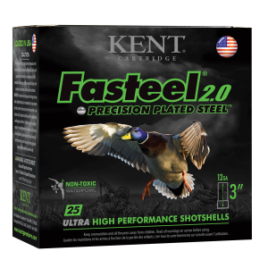 Kent Cartridge K123FS323 Fasteel 2.0  12 Gauge 3" 1 1/8 oz 3 Shot 25 Per Box/ 10 Case