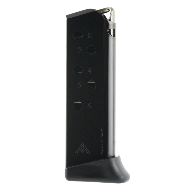Mec-Gar MGWPPKFRB Standard  Blued Detachable w/ Finger Rest 6rd 380 ACP for Walther PPK