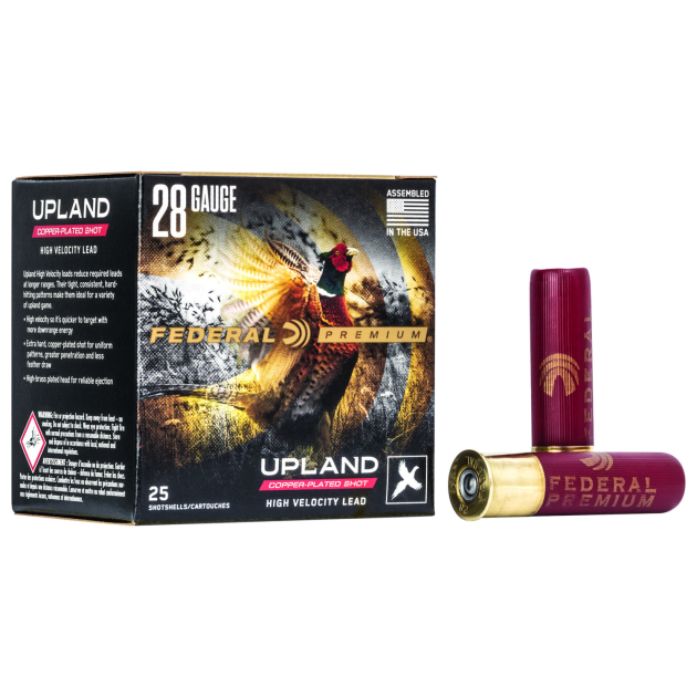 Federal P28375 Premium Wing-Shok High Velocity 28Gauge 2.75" 3/4oz 7.5Shot 25 Per Box/10 Case