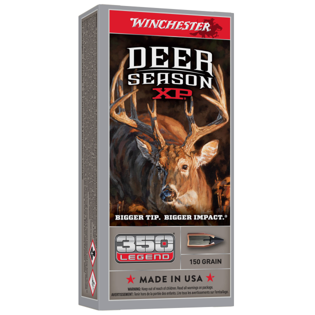 Winchester Ammo X350DS Deer Season XP 350Legend 150gr Extreme Point 20 Per Box/10 Case