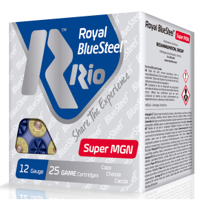 Rio Ammunition RBSSM402 BlueSteel Royal 12Gauge 3.50" 1 3/8oz 2Shot 25 Per Box/10 Case