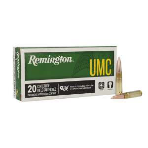 Remington Ammunition 26854 UMC  300Blackout 150gr Full Metal Jacket 20 Per Box/10 Case
