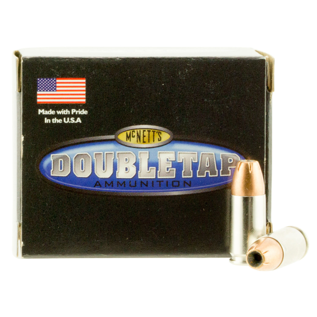 DoubleTap Ammunition 9MM165EQ Home Defense  9mmLuger+P 165gr Jacketed Hollow Point 20 Per Box/50 Case