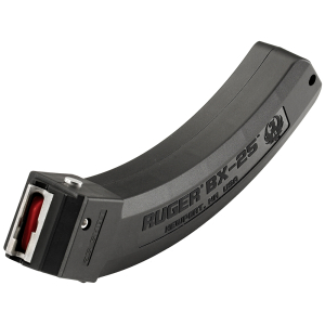Ruger 90361 BX-25  25rd Magazine Fits Ruger 10/22/SR/77/Charger 22LR Black