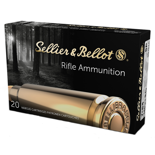Sellier & Bellot SB764A Rifle  7x64mmBrenneke 140gr Soft Point 20 Per Box/20 Case