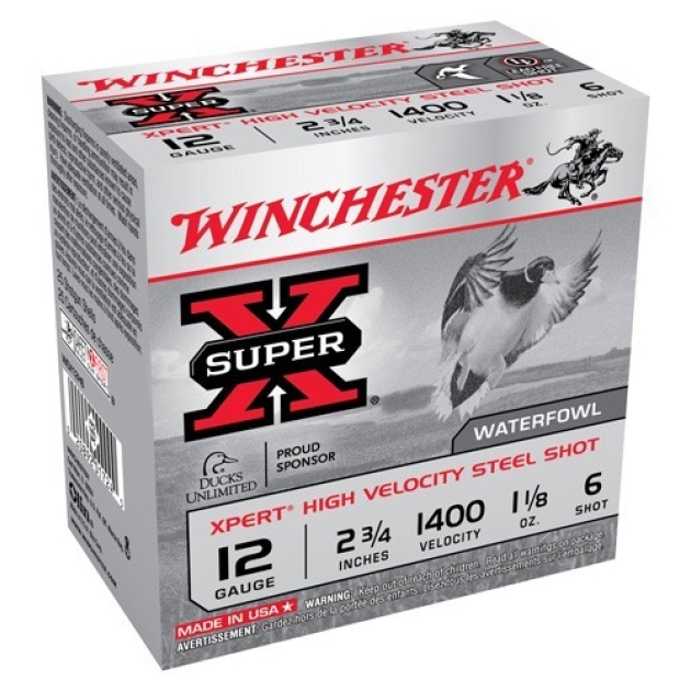 WINCHESTER XPERT 12GA 2.75" - 1-1/8OZ #6 1400FPS 25RD 10BX/C