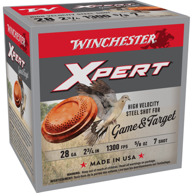 WINCHESTER XPERT STEEL 28GA - 2.75" 5/8OZ #7 25RD 10BX/CS