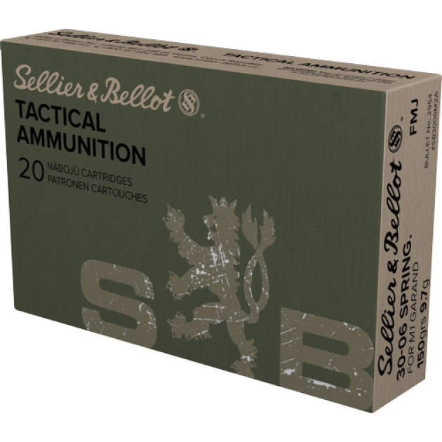 S&B 30-06 150GR FMJ 20RD - 20BX/CS
