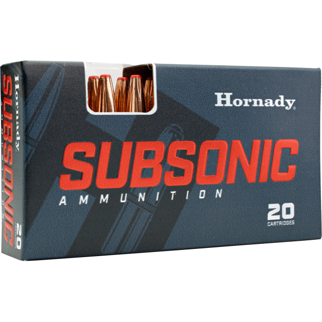 Hornady 91369 Subsonic Handgun 40S&W 180gr Hornady XTP Subsonic 20 Per Box/10 Case