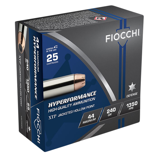 Fiocchi 44XTP25 Hyperformance  44RemMag 240gr Hornady XTP Hollow Point 25 Per Box/20 Case