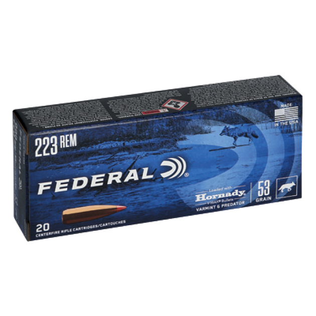 FED V&P 223REM 53GR HRNDY V-MAX 20/2
