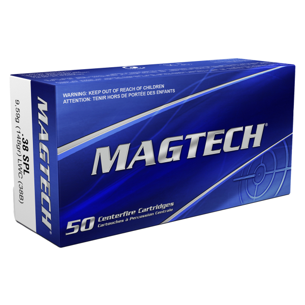 Magtech 38B Range/Training  38Special 148gr Lead Wadcutter 50 Per Box/20 Case