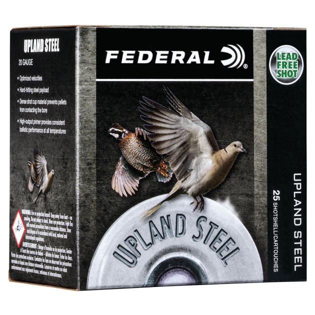 Federal USH286 Upland Field & Range 28Gauge 2.75" 5/8oz 6Shot 25 Per Box/10 Case