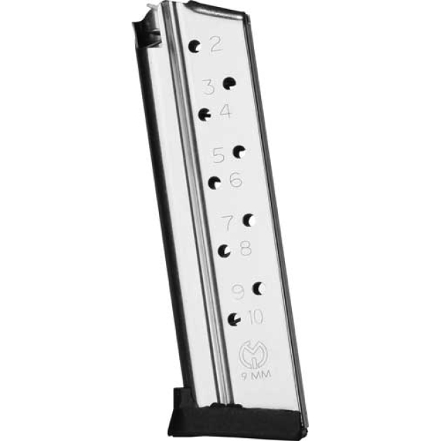 METALFORM MAGAZINE 1911 GOVT. - 9MM 10RD S/S REMOVABLE BASE