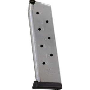 METALFORM MAGAZINE 1911 GOVT. - 45ACP 8RD S/S REMOVABLE BASE