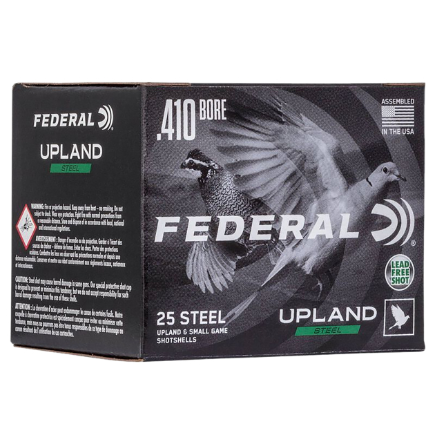 Federal USH41075 Upland Field & Range 410Gauge 3" 3/8oz 7.5Shot 25 Per Box/10 Case