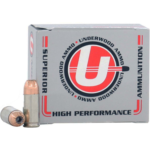 UNDERWOOD 9MM LUGER +P+ 115GR - JHP 20RD 10BX/CS