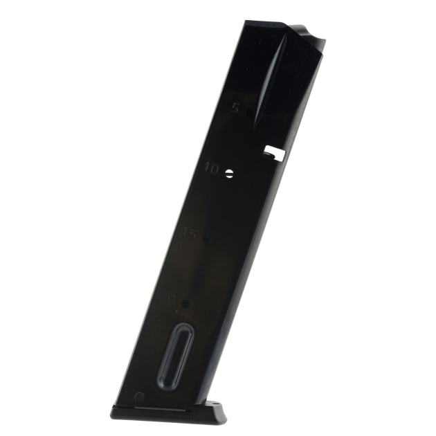 Mec-Gar MGSW5920B Standard  Blued Detachable 20rd 9mm Luger for S&W 659/5900/910/915