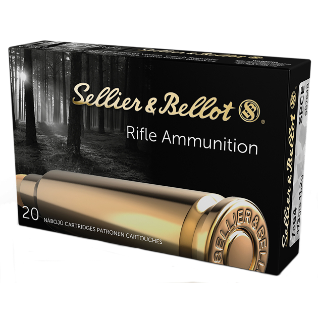 Sellier & Bellot SB764B Rifle  7x64mmBrenneke 173gr Soft Point Cut Through Edge 20 Per Box/20 Case