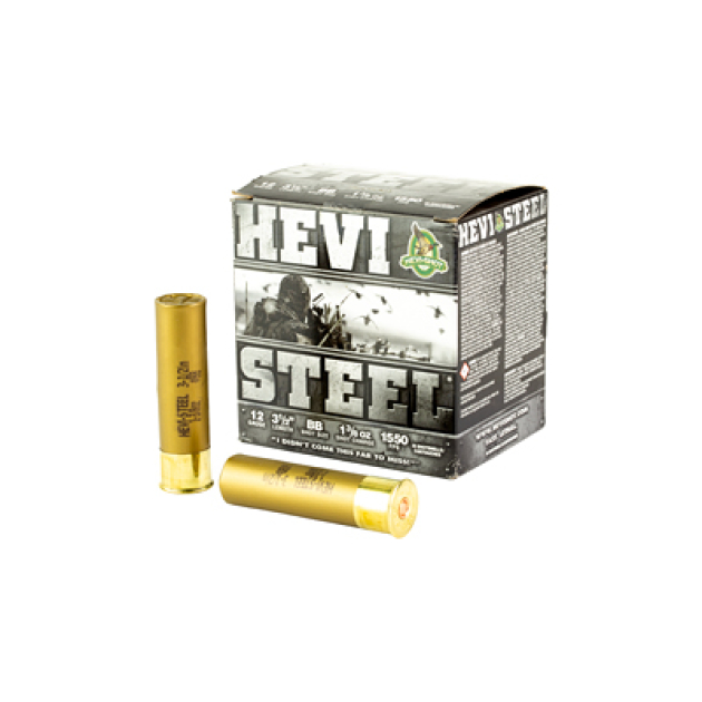 HEVI STEEL 12GA 3.5" BB 25/250