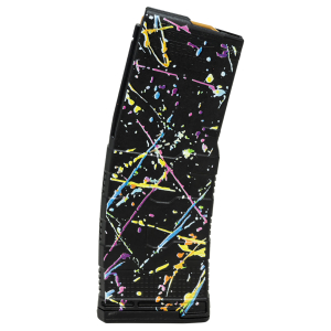 Amend2 556MOD3NEON30 MOD-3  30+1 5.56 NATO Fits AR-15 Neon Splatter Polymer