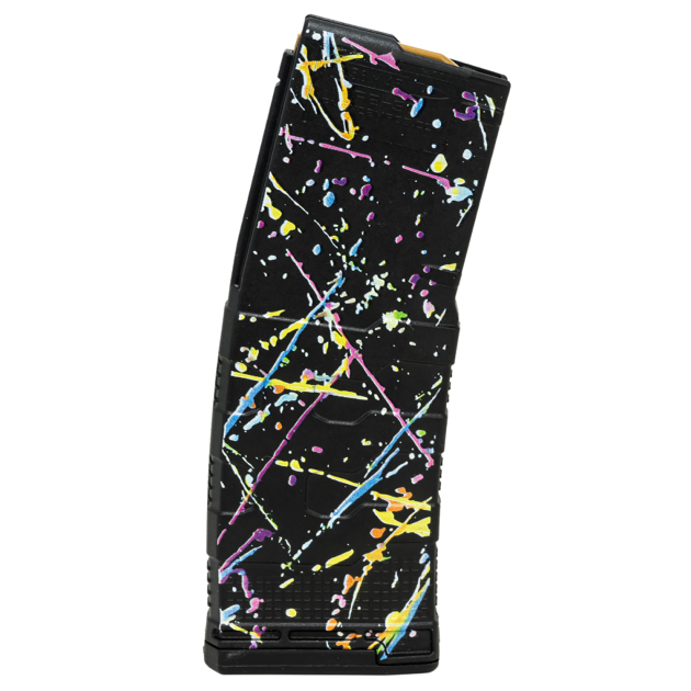 Amend2 556MOD3NEON30 MOD-3  30+1 5.56 NATO Fits AR-15 Neon Splatter Polymer