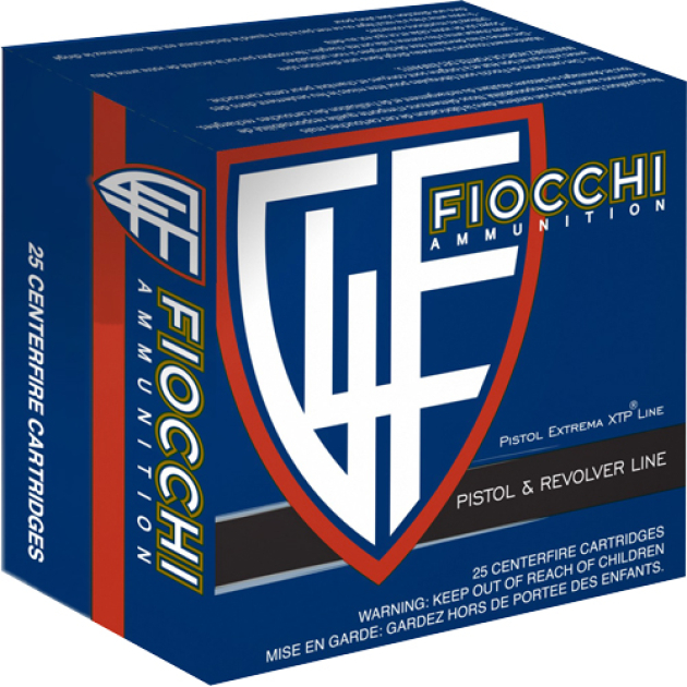 FIOCCHI 40 SW 180GR XTP-HP - 25RD 20BX/CS