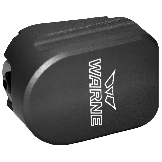Warne 3306 Magazine Extension  Black, +3 (9mm Luger), +4 (40S&W), for S&W M&P 9/40