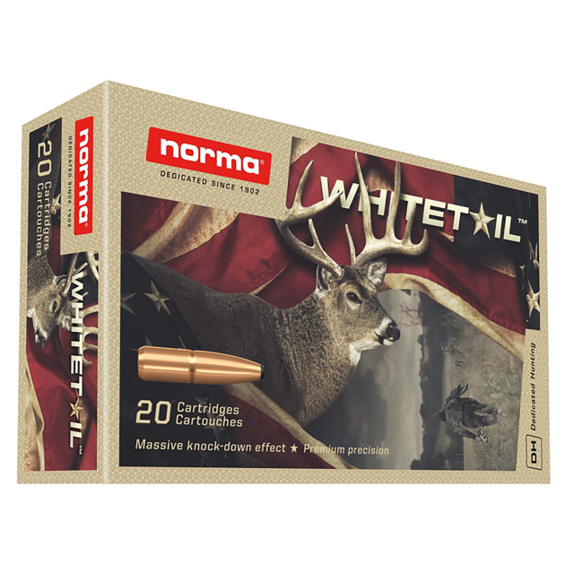 Norma Ammunition 20166492 Dedicated Hunting Whitetail 6.5Creedmoor 140gr Pointed Soft Point 20 Per Box/10 Case