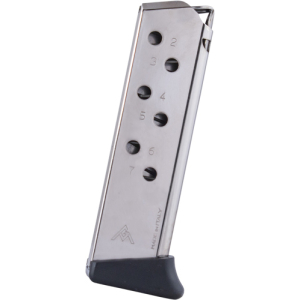 MEC-GAR MAG WALTHER PPK/S - 380ACP 7RD FINGER REST NICKEL