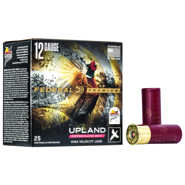 Federal PF1544 Premium Wing-Shok Pheasant Forever High Velocity 12Gauge 2.75" 1 1/4oz 4Shot 25 Per Box/10 Case
