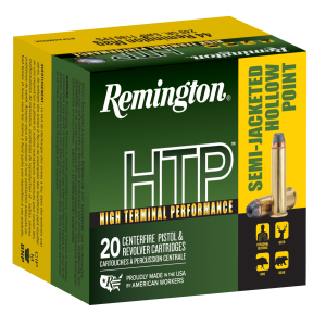 Remington Ammunition 23010 HTP  44RemMag 240gr Semi Jacketed Hollow Point 20 Per Box/25 Case