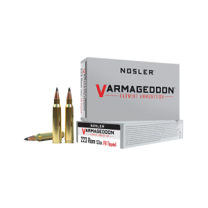 Nosler 65139 Varmageddon  223Rem 53gr Flat Base Tipped 20 Per Box/20 Case