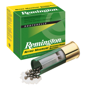 Remington Ammunition 20672 Nitro Magnum  20Gauge 3" 1 1/4oz 4Shot 25 Per Box/10 Case