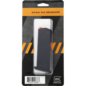 GLOCK OEM MAGAZINE MODEL 19 - 9MM LUGER 10RD FLOOR PLATE