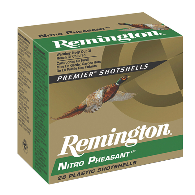 Remington Ammunition 28620 Nitro Pheasant  12Gauge 2.75" 1 1/4oz 4Shot 25 Per Box/10 Case