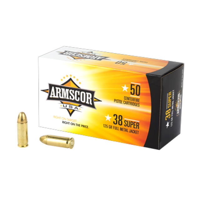 ARMSCOR 38SUPER 125GR FMJ 50/1000