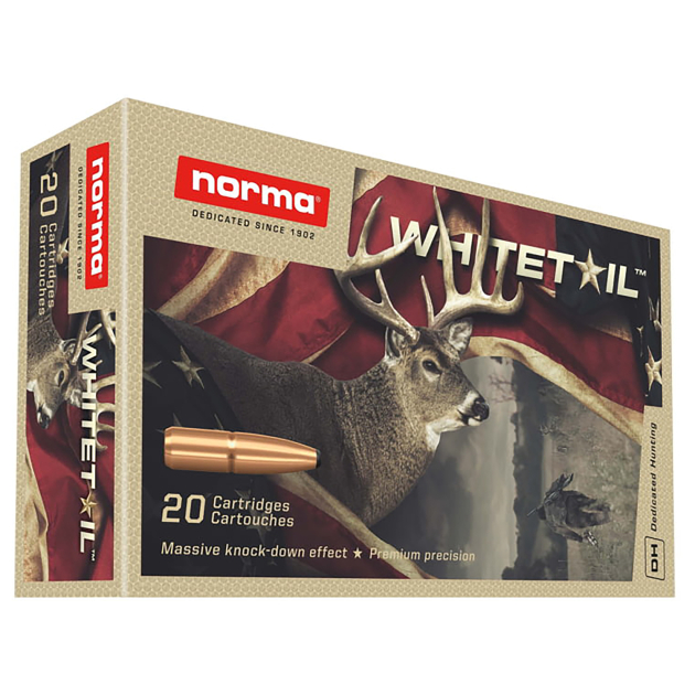 Norma Ammunition 20177392 Dedicated Hunting Whitetail 30-06Springfield 150gr Pointed Soft Point 20 Per Box/10 Case